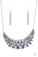 Load image into Gallery viewer, Powerhouse Party Blue Necklace - The V Resale Boutique
