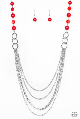 Vividly Vivid Red Necklace - The V Resale Boutique